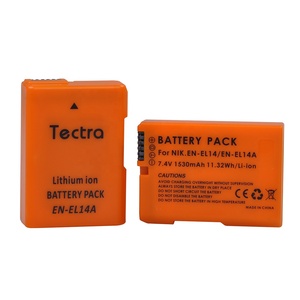 Batería para Cámara Tectra ENEL14 EN-EL14a EN EL14 EL14a para <span class=keywords><strong>Nikon</strong></span> P7800 P7100 <span class=keywords><strong>D3400</strong></span> D5500 D5300 D5200 - Product Image 1