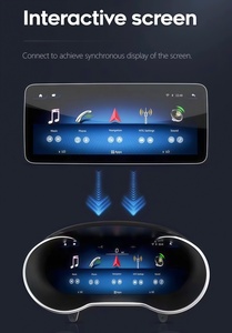 Panel de instrumentos de grupo <span class=keywords><strong>Digital</strong></span> para coche de 12,3 pulgadas, sistema Linux para Benz GLC Clase C W205 W253 2015-2020, velocímetro LCD para salpicadero - Product Image 5