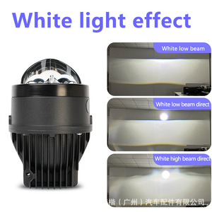 Ventes chaudes X5 3 pouces 56W Phare antibrouillard laser en aluminium haute puissance Double faisceau direct LED Bi-xénon Lentille étanche Faisceau haut/bas - Product Image 4