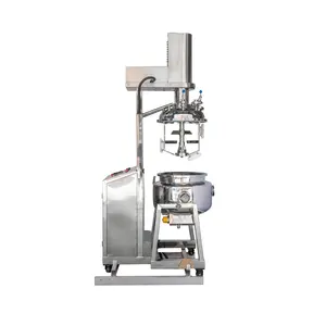 cosmetic cream vacuum homogenizing emulsifying homogenization emulsification emulsifier high shear pressure mixer homogenizer