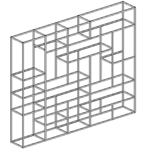 Modern Aluminum Wall-Mounted Multifunctional Foldable Storage <strong>Rack</strong> with Glossy Finish Customizable Specification - Product Image 5