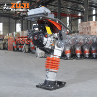 HCD125 5.5HP Compacteur vibrant thermique à essence pour le compactage de sols et le remblaiement de fosses étroites et de routes