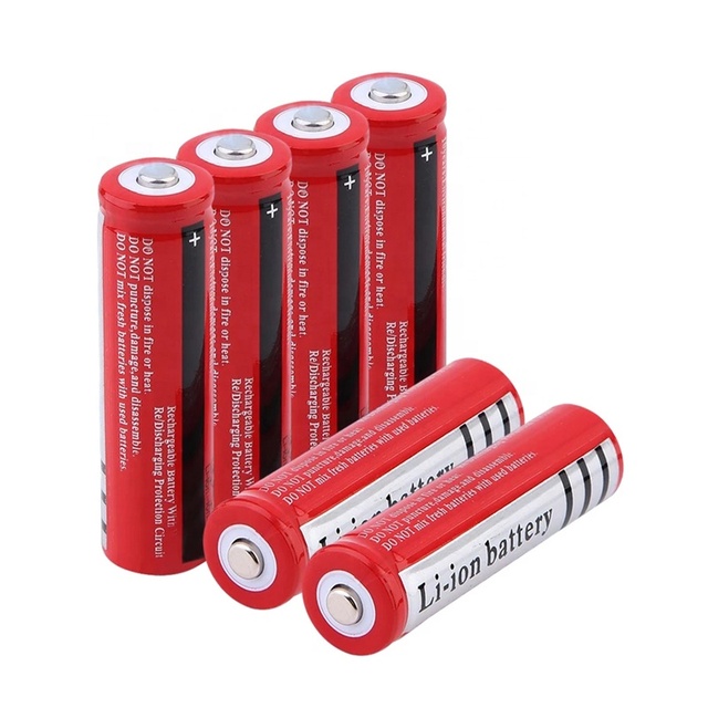 BRC18650 4800mah Lithium Battery 3.7V Rechargeable Battery for Power Bank Torch