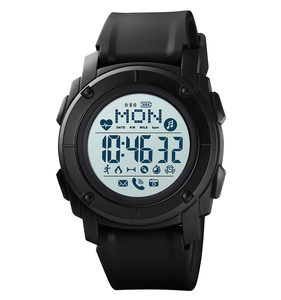 Top 10 des marques de montres-bracelets, usine de montres <span class=keywords><strong>Skmei</strong></span>, montres de luxe pour hommes, moniteur de fréquence cardiaque, Reloj masculin, logo, montres intelligentes numériques, sport - Product Image 2