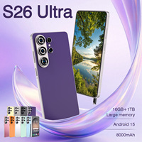 Smartphone Android Gaming S26 Ultra Best Seller Kamera Cantik 108MP 16GB+1TB Dual SIM Card