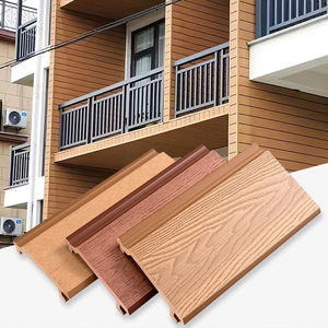 Revêtement mural extérieur, panneaux et planches de bardage décoratifs, bardage en bois composite 3D, panneau de <span class=keywords><strong>façade</strong></span> en WPC pour l'extérieur - Product Image 4