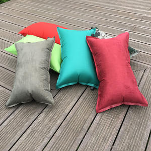 Almohada inflable portátil de 45x25cm, almohada rectangular para acampar al aire libre, hecha de 100% poliéster, plegable y ligera - Product Image 4