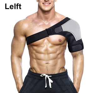 Penahan kompresi bahu Neoprene, tali pembungkus kompresi bisa disesuaikan untuk Rotator robek manset <span class=keywords><strong>AC</strong></span> sendi penghilang nyeri bahu - Product Image 2