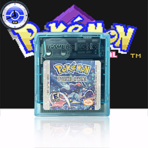 ตลับเกม USA Version POLISHED CRYSTAL RTC Flash cart Real Time Clock สำหรับเครื่องเล่นเกม GBC ภาษาอังกฤษ - Product Image 1