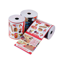 Libre de BPA, rollo de papel térmico para impresión de 80x80mm y 3-1/8 pulgadas rollo de papel pos