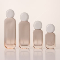 Nouveau design, logo personnalisé, sérum et crème pour le visage, 30g/50g, pot en verre à fond épais avec couvercle doré, flacon pompe écologique