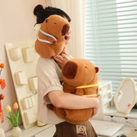 HY198 Offre spéciale de haute qualité Capybara doux poupée sac à dos eau cochon d'inde en peluche mignon gros Capybara en peluche jouet