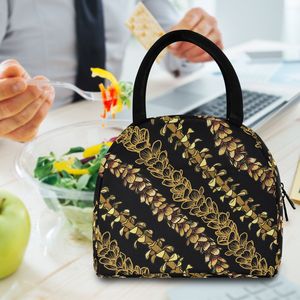 Hawaiian Puakenikeni Trending Durable Daily Using Reusable Thermal Insulation Shoulder Soft Lunch Cooler Bag for Women Picnic - Product Image 5