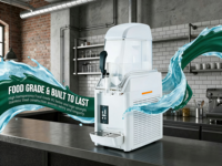 Machine à Slush Commerciale, Distributeur de Boissons Glacées, Machine à Jus Glacé, Machine à Neige Fondante pour Café, Snack Bar, et Préparateur de Smoothies
