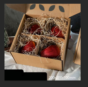 Custom Brown Kraft <strong>Paper</strong> Fruit and Vegetable Food Tray Gift Craft <strong>Paper</strong> <strong>Storage</strong> <strong>Box</strong> for Food - Product Image 3