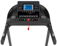 Cinta de correr barata, caminadora de fitness motorizada para el hogar, plegable, novedad