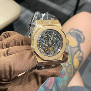 Montre pour homme de style designer, mécanique complexe à cadran ajouré, étanche, de qualité supérieure, montre de luxe - Product Image 6