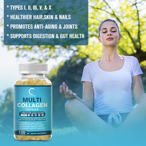 120個免疫サポートカプセルビタミンC加水分解タンパク質多コラーゲン複合ソフトゲルカプセル歯肌髪用 - Product Image 4