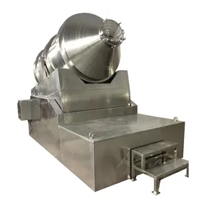 Máquina misturadora bidimensional de alta capacidade para mistura de grânulos de especiarias em pó, preço de fábrica, liquidificador 2D horizontal