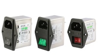 220V AC Emi Power Socket Filter Filtre RFI monophasé de petite taille (LC RC Networks) avec interrupteur à fusible pour le filtrage de réseau LC RC