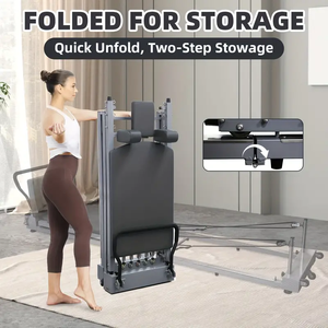 Lit de base de <span class=keywords><strong>Pilates</strong></span> pliant à la maison équipement de fitness <span class=keywords><strong>Pilates</strong></span> renforcer <span class=keywords><strong>les</strong></span> muscles façonner votre corps lit de base - Product Image 6