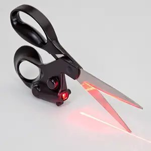 Le forbici laser per cucire di alta qualità di vendita calda tagliano le forbici a guida laser veloce dritte, forniture per cucire cucito