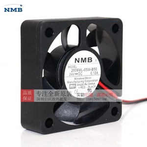 พัดลมระบายความร้อน NMB รุ่น 2006ML-05W-B50 24V DC แบบไร้แปรงถ่าน สำหรับอุปกรณ์อิเล็กทรอนิกส์ - Product Image 2