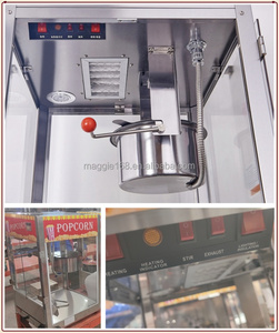 Temps d'isolation 0-80 ℃   Machine à popcorn électrique automatique industrielle commerciale à caramel sucré, à huile, sphérique, 1500 W - Product Image 4