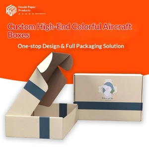 Cajas de Cartón con Diseño de Avión Impresas a Color, Venta al Por Mayor, Lotes Pequeños, Envío Gratuito - Product Image 1