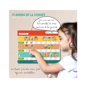 Planificador Semanal y Diario para Niños, Tableros Magnéticos Montessori con 140 Imanes de Actividades Completas, Ideal para la Rutina y la Autonomía - Product Image 4
