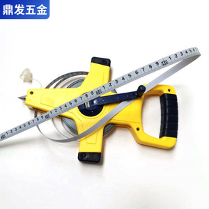 Steel Frame Ruler 20M Manual Lock Stainless Steel Blade With Stand For <b>Ground</b> Measurement - Product Image 2
