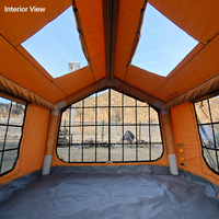 Tente gonflable de luxe pour l'extérieur, fabriquée en Chine, imperméable, protégée contre les UV, en coton TC, portable