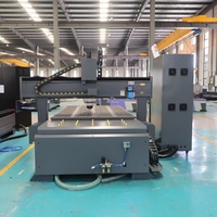 Routeur CNC ATC 1325 avec système Syntec, machine de travail du bois, moteur à engrenages, pompe à vide pour la découpe et la gravure de meubles, portes d'armoires et nesting