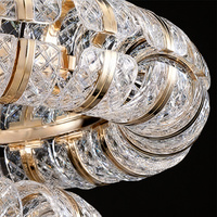 Lustre moderne élégant pour salon, luminaire de luxe pour salon ou salle à manger