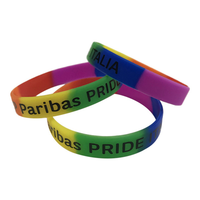 <strong>Best</strong> <strong>selling</strong> personalized custom logo silicone <strong>bracelet</strong> trendy rainbow silicone wristband for sport