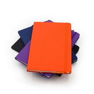 Low MOQ Custom <b>Notebook</b> Wholesale Promotional A5 Dotted <b>Lined</b> Grid Inner Page PU Leather Hardcover <b>Notebooks</b> With Logo - Product Image 3