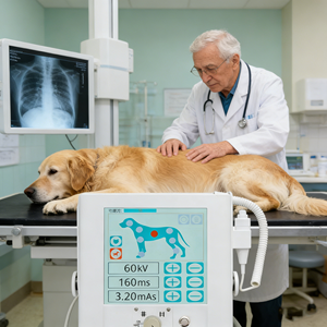เครื่องเอกซเรย์ระบบดิจิทัลสำหรับสัตวแพทย์ สำหรับโรงพยาบาลสัตว์ คลินิกสัตว์เลี้ยง เครื่องเอกซเรย์แบบพกพาสำหรับแมวและสุนัข - Product Image 6