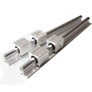 รางเลื่อนแบบวงกลม HENTO CNC ผลิตจากเหล็กโครเมียม/เหล็กแบริ่ง รุ่น SBR16 SBR16UU SBR16LUU รับประกัน 1.5 ปี - Product Image 1