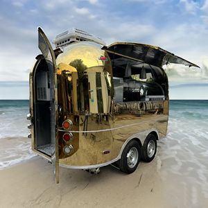 Chariot à Desserts Multifonctionnel pour Événements de Marché, Vente Ambulante de Boissons Fraîches, Kiosque Mobile pour Entreprise Alimentaire - Product Image 4