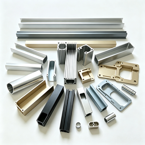 OEM Custom Extruded Aluminum Profile, Anodized Aluminum Extrusion With CNC Machining for Heatsink <b>Enclosure</b> Equipment Frame - Product Image 3