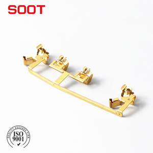Chính xác đấm <span class=keywords><strong>Brass</strong></span> điện liên hệ với <span class=keywords><strong>Brass</strong></span> dập các bộ phận cho ổ cắm điện công cụ dập tùy chỉnh tấm kim loại chế biến - Product Image 5