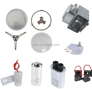 microwave Oven accessories: Glass turntable Plate, magnetrons, capacitor,motor, diode, fuse and glass crisper