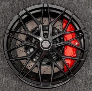 HRW PROJECT Nuevas Ruedas Deportivas de Competición Personalizadas de 18-24 Pulgadas, Aleación de Aluminio Forjado, 6x139.7 5x120 PCD, Acabado Negro Hiper Mate - Product Image 5