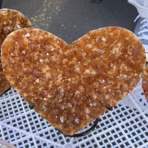 Brazil Citrine cụm đồ trang trí tự nhiên thô khối đá tinh thể quặng mẫu vật với Citrine tim thủ công tự nhiên - Product Image 1