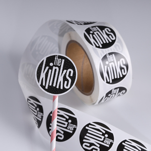 Etiquetas de Vinilo Personalizadas en Rollo, Etiquetas Autoadhesivas Impermeables para Códigos de Barras, Precios, Envases de Cosméticos, Etiquetas de PVC Blancas en Rollo - Product Image 1