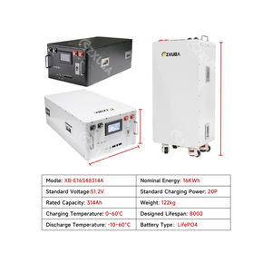 Система хранения солнечной энергии SZXUBA 16 кВтч 51.2v280ah 314ah Lifepo4, многоязычная поддержка 15 кВтч Напольная - Product Image 2
