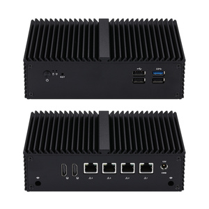 Q10922G4-S04 Qotom 4 ports LAN Realtek 2,5 Gigabit, routeur logiciel, processeur N100, serveur NAS, pare-feu, mini PC - Product Image 1