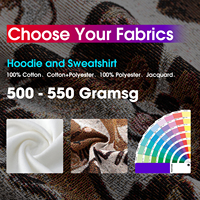 Hoodie Jacquard Tapestry Ukuran Besar Anti Kusut, Desain Khusus untuk Pakaian Formal/Kasual Musim Semi, Bahan Tebal dan Berukuran Besar