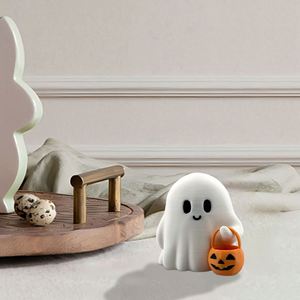 Eco-Friendly Small Ghost <b>Statue</b> for Halloween Resin Crafts Desktop Decorations - Product Image 6