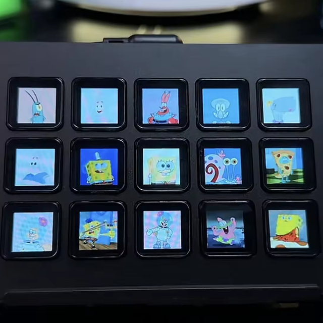 Keyboard Companion LCD 15-Keys Keyboard Programmable Macropad, Support Macro Recording -Accept OEM Orders